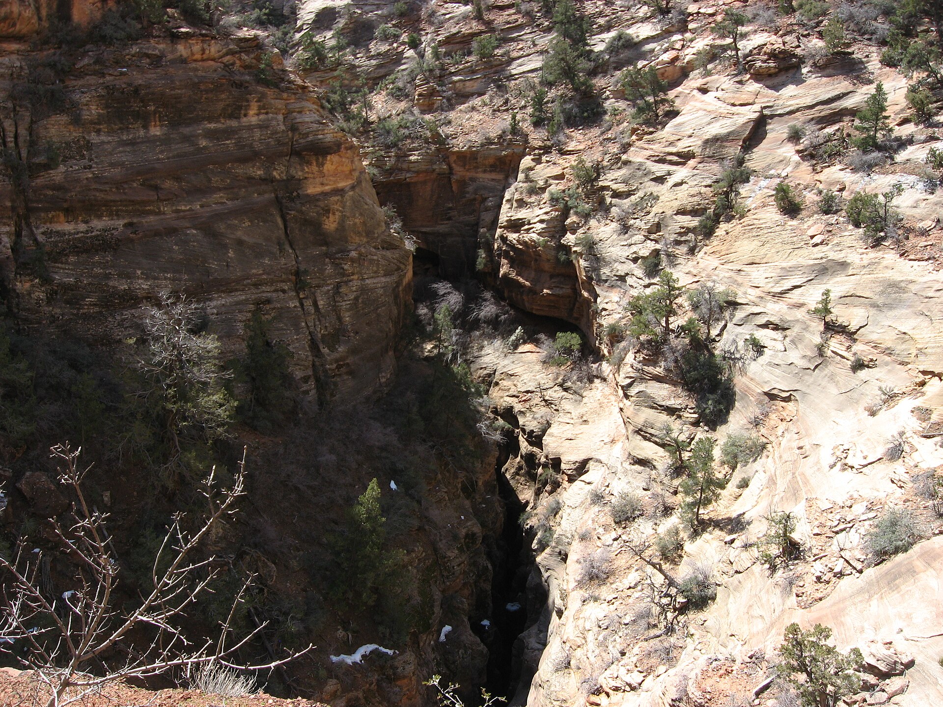 las vegas to zion national park hike — Canyon Overlook Trail with sweeping views of Zion Canyon